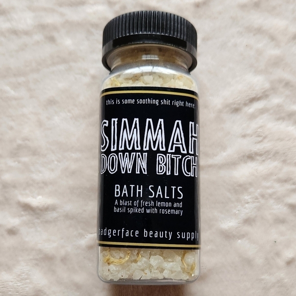 Badgerface Beauty Supply Simmah Down B*tch Bath Salts - Picture 1 of 4